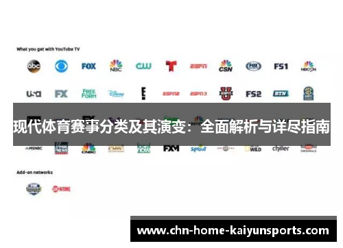 现代体育赛事分类及其演变：全面解析与详尽指南