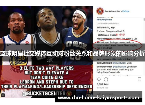 篮球明星社交媒体互动对粉丝关系和品牌形象的影响分析